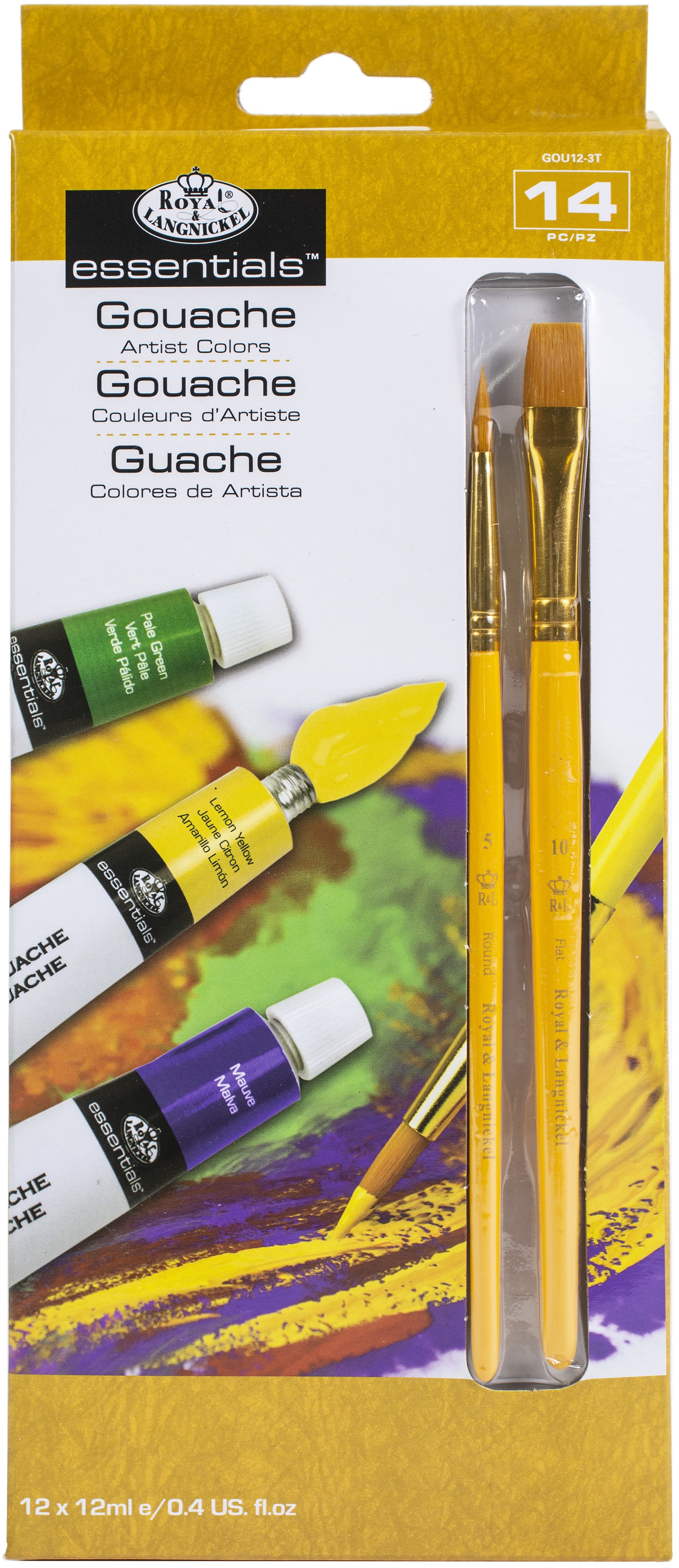 Royal & Langnickel(R) Essentials(TM) Set di Pittura Gouche 21ml-12/Pkg - GOU12 - Foto 1 di 2