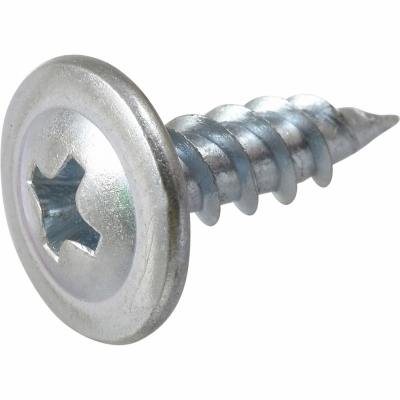 Truss Head Self-Piercing Point Lath Screws, Zinc, #8 x 1 In., 1 Lb. – 47281