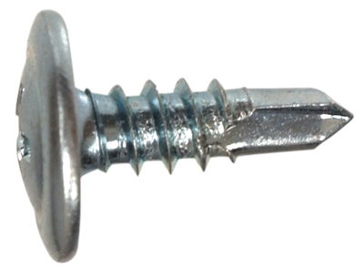 Zinc Truss Head Self-Drilling Point Lath Screws, #8 x 1 In., 1 Lb. – 47286
