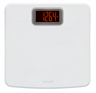 2 Pack - Digital Bath Scale, White, Red LED Display - 5302875